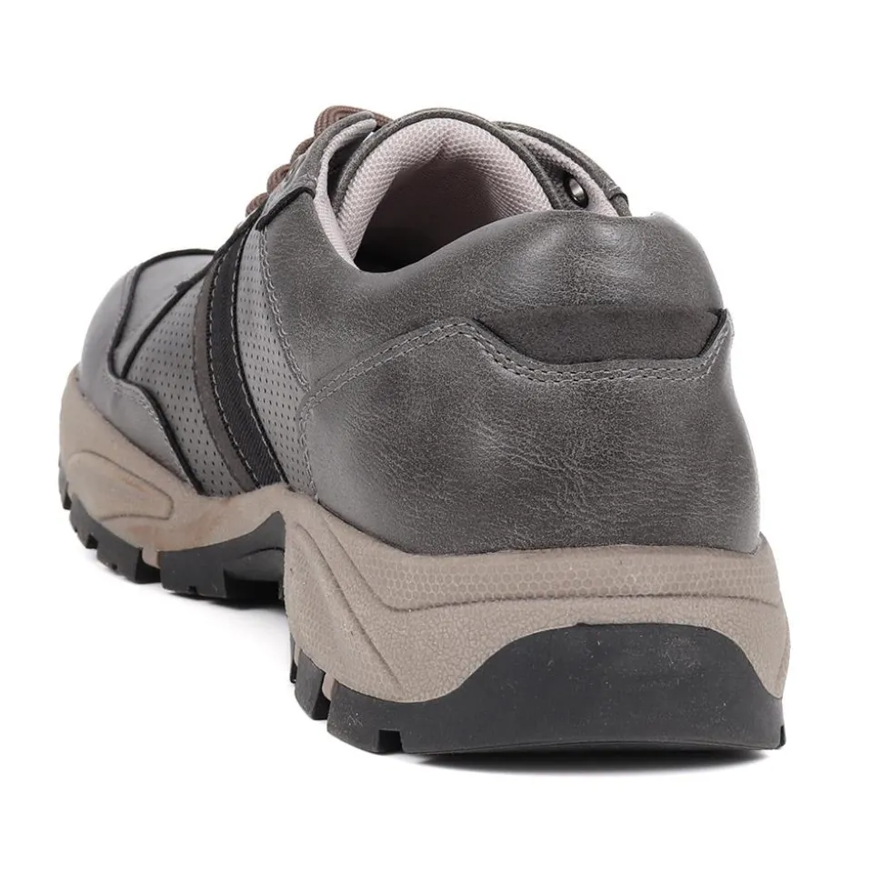 Lace-Up Casual Shoes - Grey