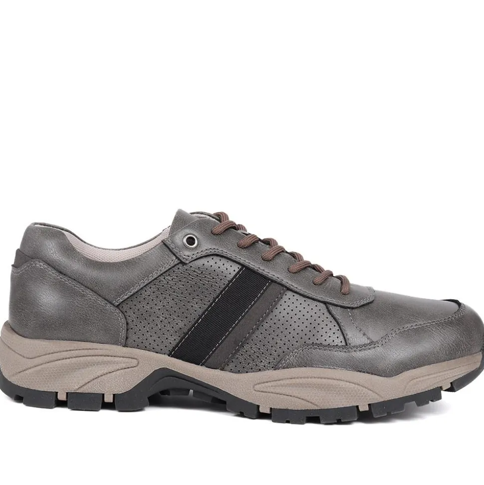 Lace-Up Casual Shoes - Grey
