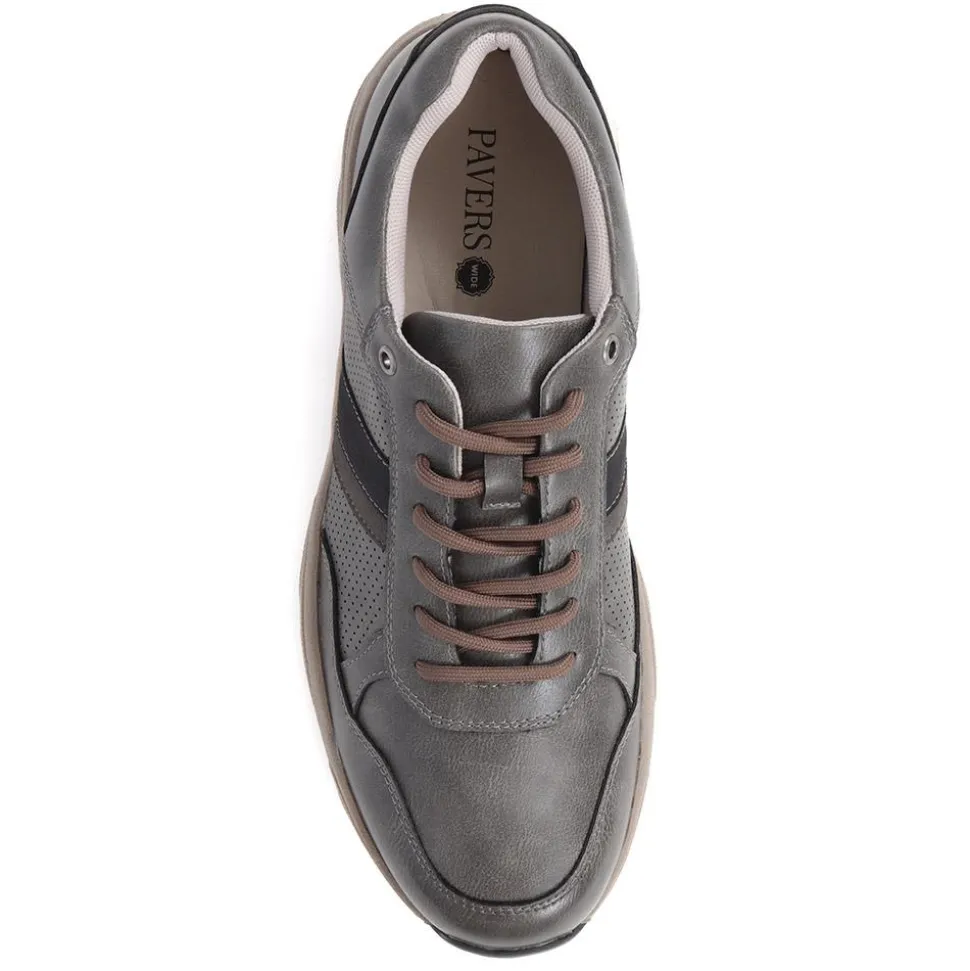Lace-Up Casual Shoes - Grey
