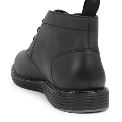 Lace-Up Chukka Boots - Black