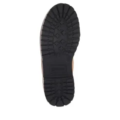 Lace-Up Leather Boots - Rust