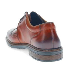 Lace-Up Leather Brogues - Tan