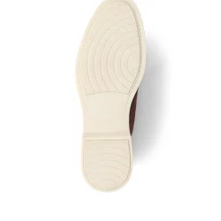 Lace-Up Leather Loafers - Brown