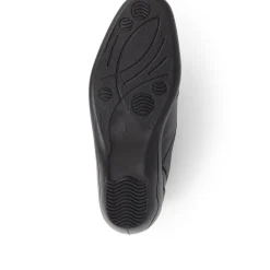 Lace-Up Leather Shoes - Black