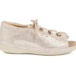 Lace-Up Sandal - Silver