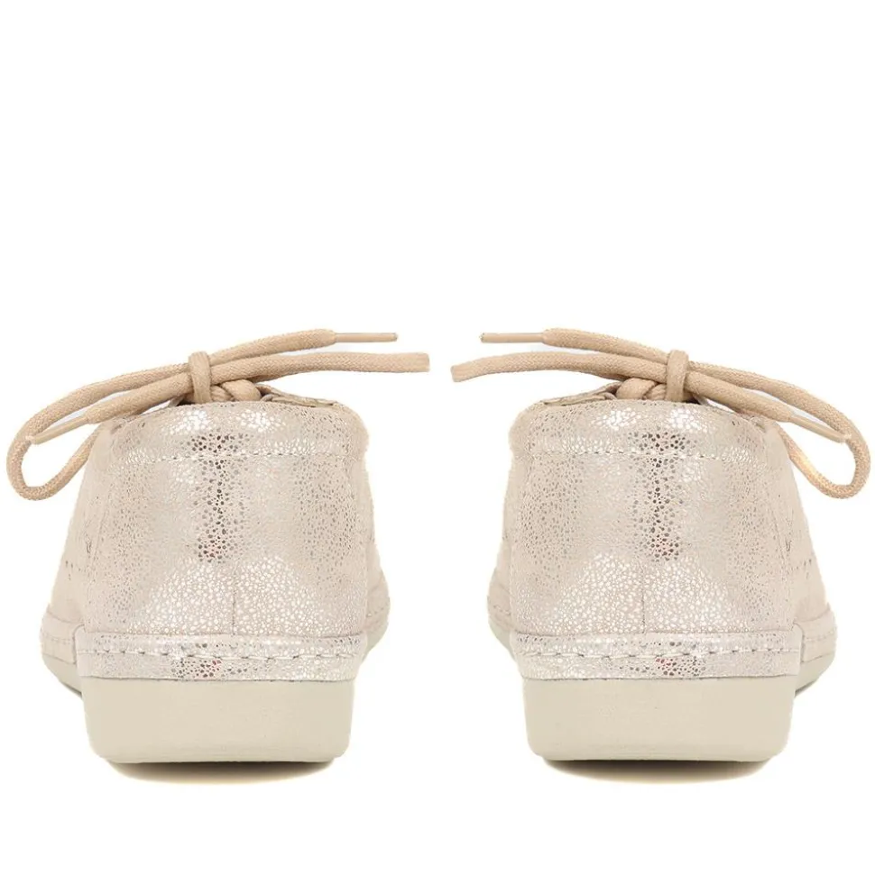 Lace-Up Sandal - Silver