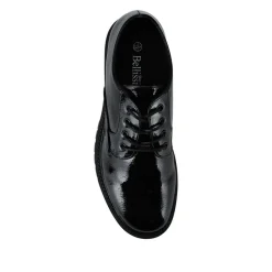 Lace-Up Smart Shoes - Black Patent