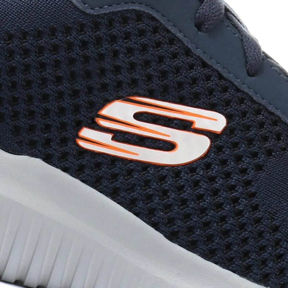 Lace-Up Trainer - Navy