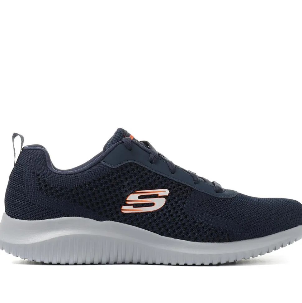 Lace-Up Trainer - Navy