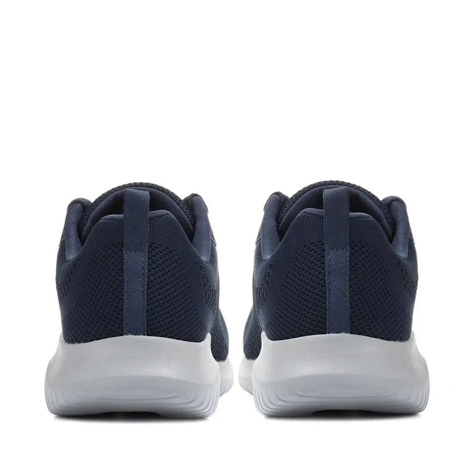 Lace-Up Trainer - Navy