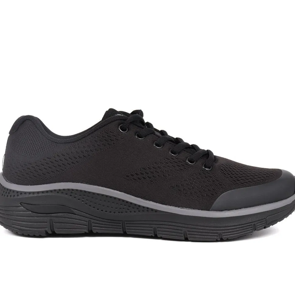 Lace-Up Trainers - Black