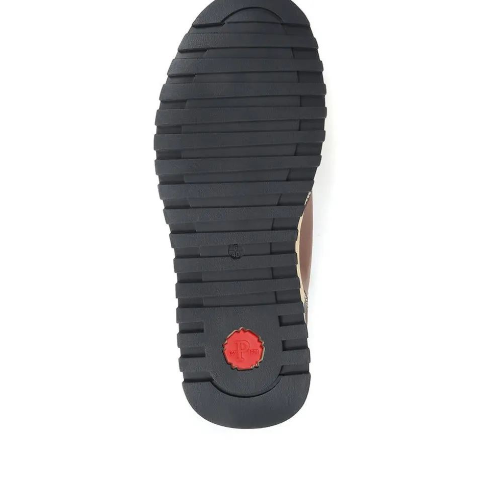 Lace Up Trainers - Brown