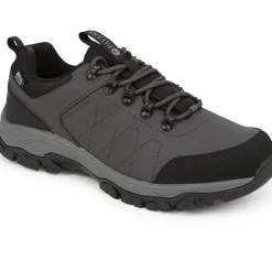 Lace-Up Trainers - Charcoal
