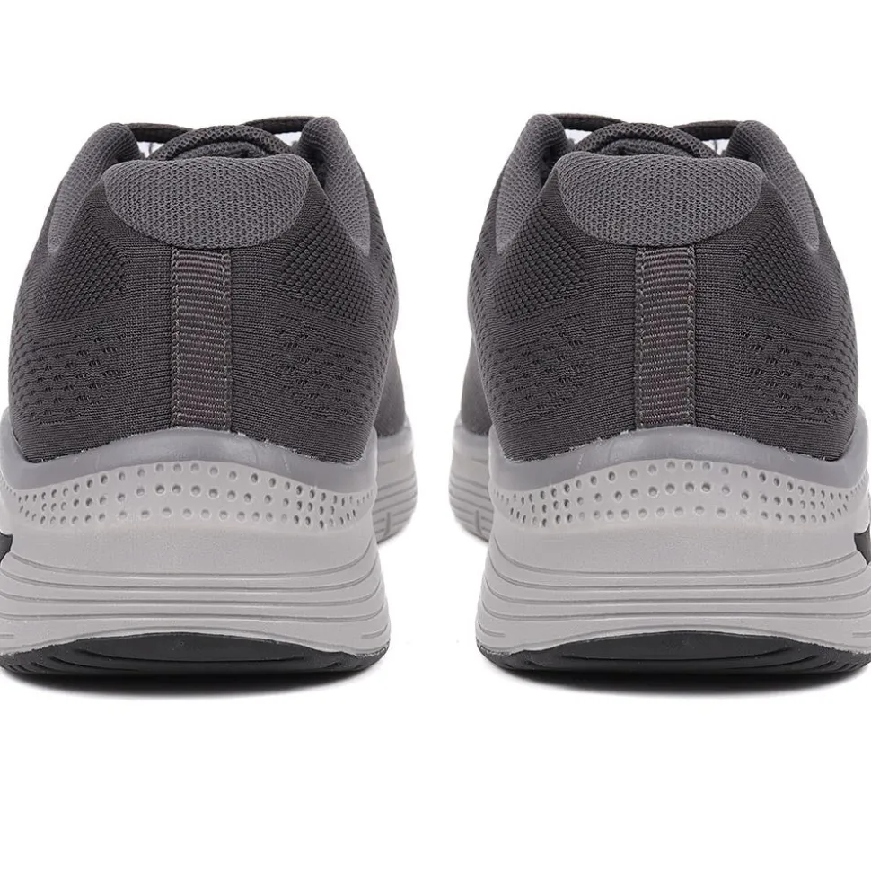 Lace-Up Trainers - Charcoal