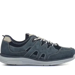 Lace -Up Trainers for Men - Navy