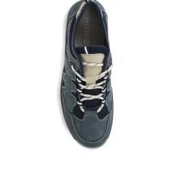 Lace -Up Trainers for Men - Navy