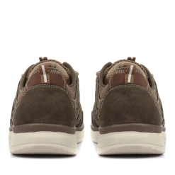Lace -Up Trainers for Men - Taupe