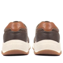 Lace-Up Trainer Shoe - Brown