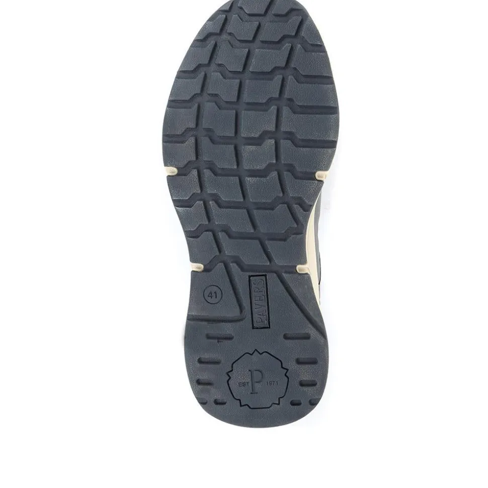 Lace-Up Trainer Shoe - Navy
