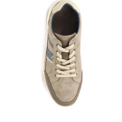 Lace-Up Trainer Shoe - Taupe