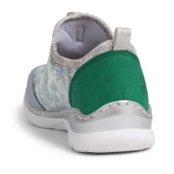 Lace-Up Trainers - Light Blue