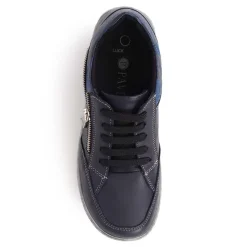 Lace-Up Trainers - Navy