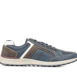 Lace Up Trainers - Navy
