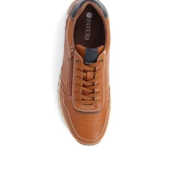 Lace Up Trainers - Tan