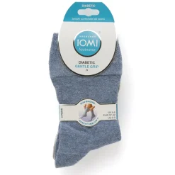 Ladies Diabetic Socks 3 Pack - Blue-Grey