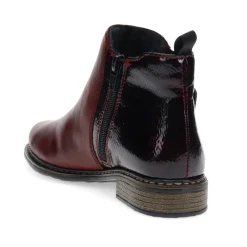 Ladies Pull-On Chelsea Boots - Burgundy