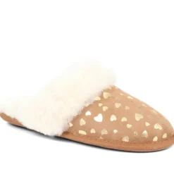 Ladies Sheepskin Slippers - Chestnut