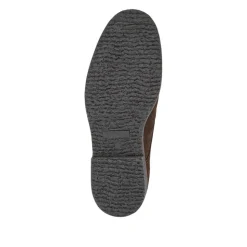 Lance Suede Leather Casual Lace Up Shoes - Dark Brown Suede