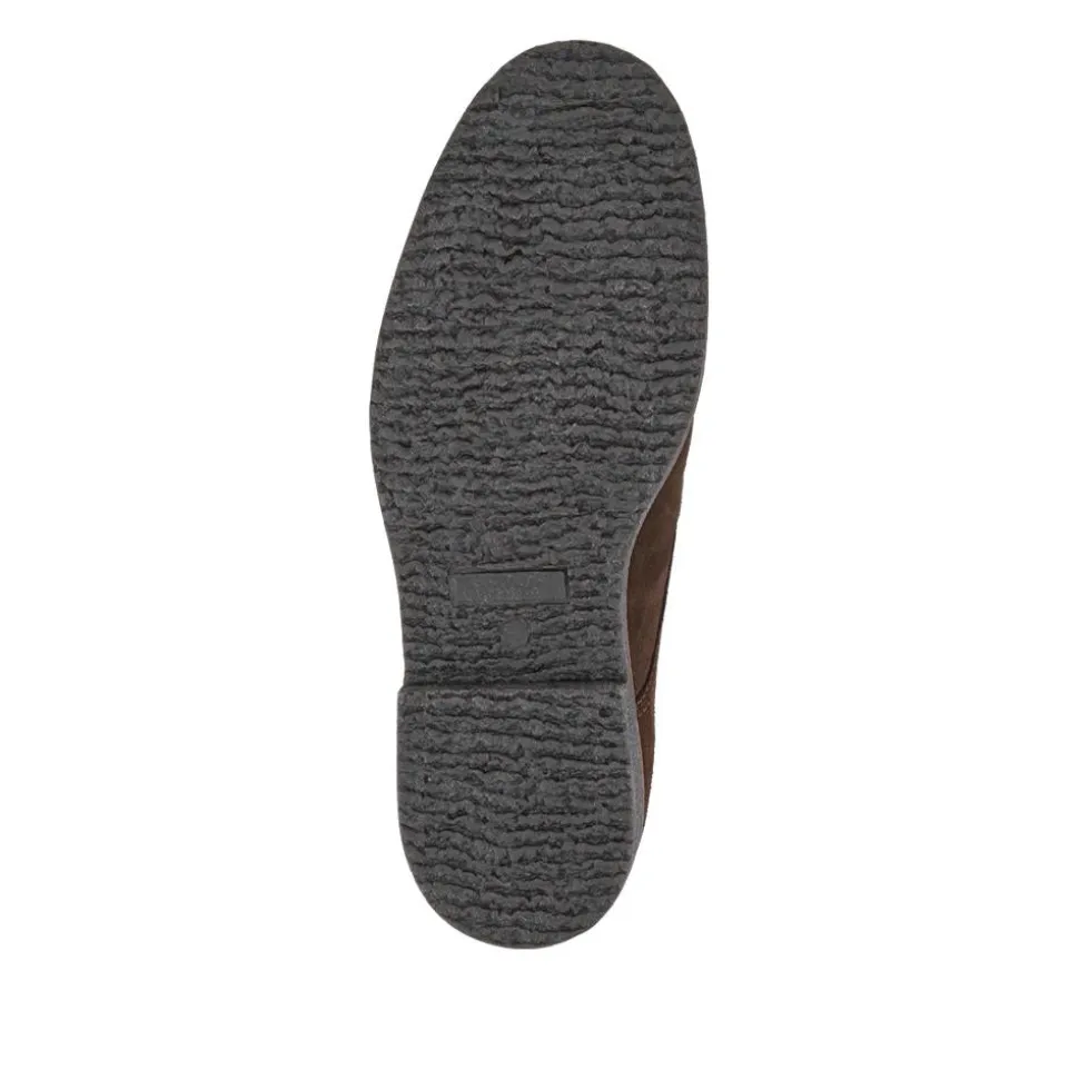 Lance Suede Leather Casual Lace Up Shoes - Dark Brown Suede