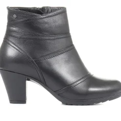 Leather Ankle Boots - Black