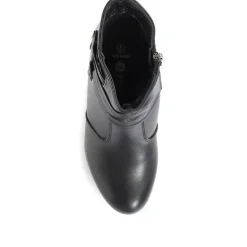 Leather Ankle Boots - Black