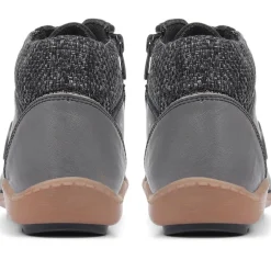 Leather Ankle Boots - Black