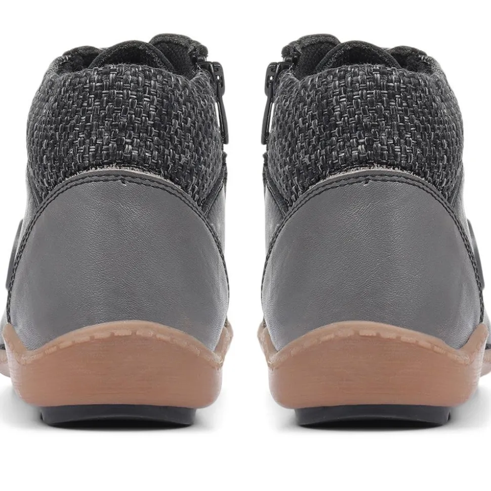 Leather Ankle Boots - Black
