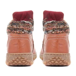 Leather Ankle Boots - Tan