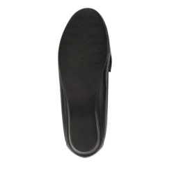 Leather Breathable Loafers - Black