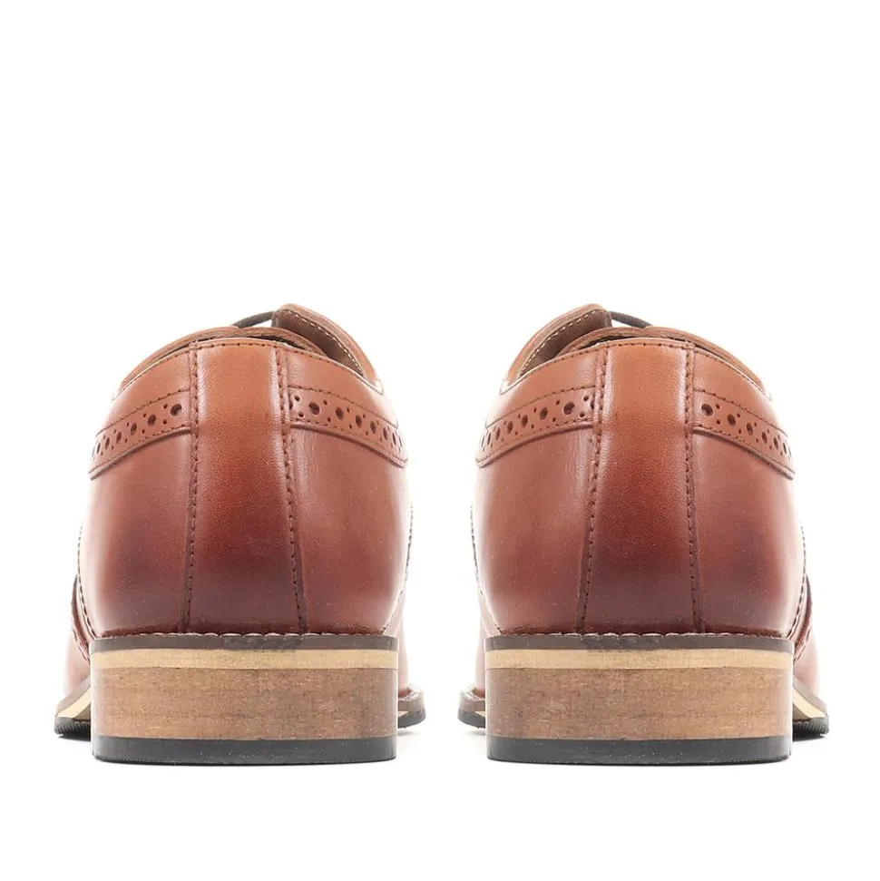 Leather Brogues - Tan