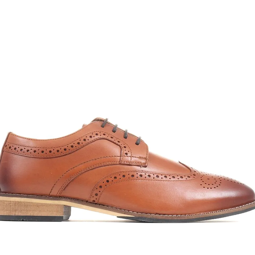 Leather Brogues - Tan