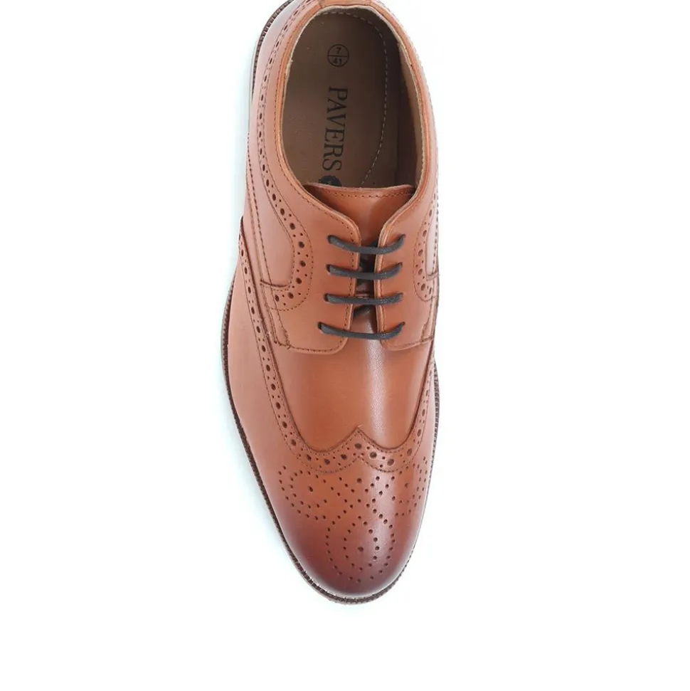 Leather Brogues - Tan