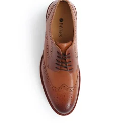 Leather Brogues - Tan