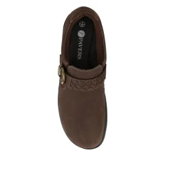 Leather Buckled Slip-On Shoes - Brown