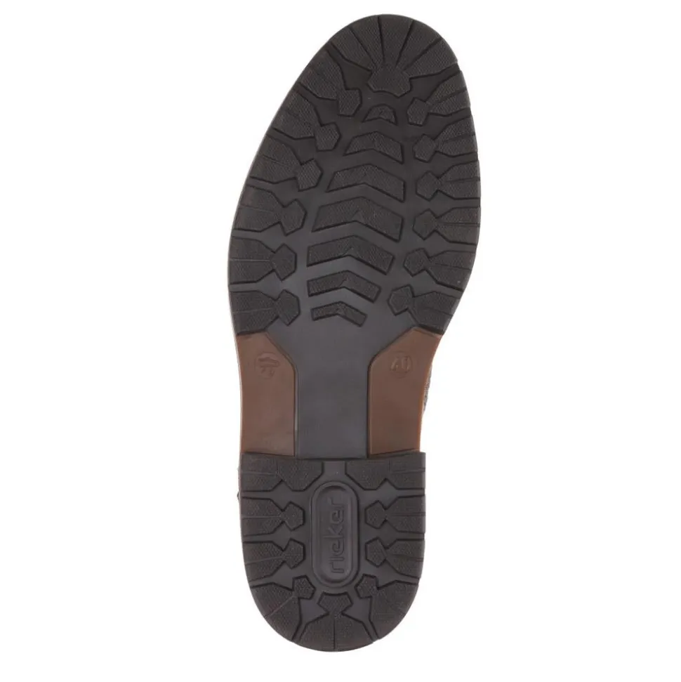 Leather Casual Lace-Up Boots - Black