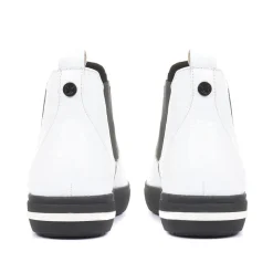 Leather Chelsea Boots - White