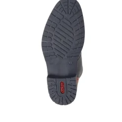 Leather Chukka Boots - Navy