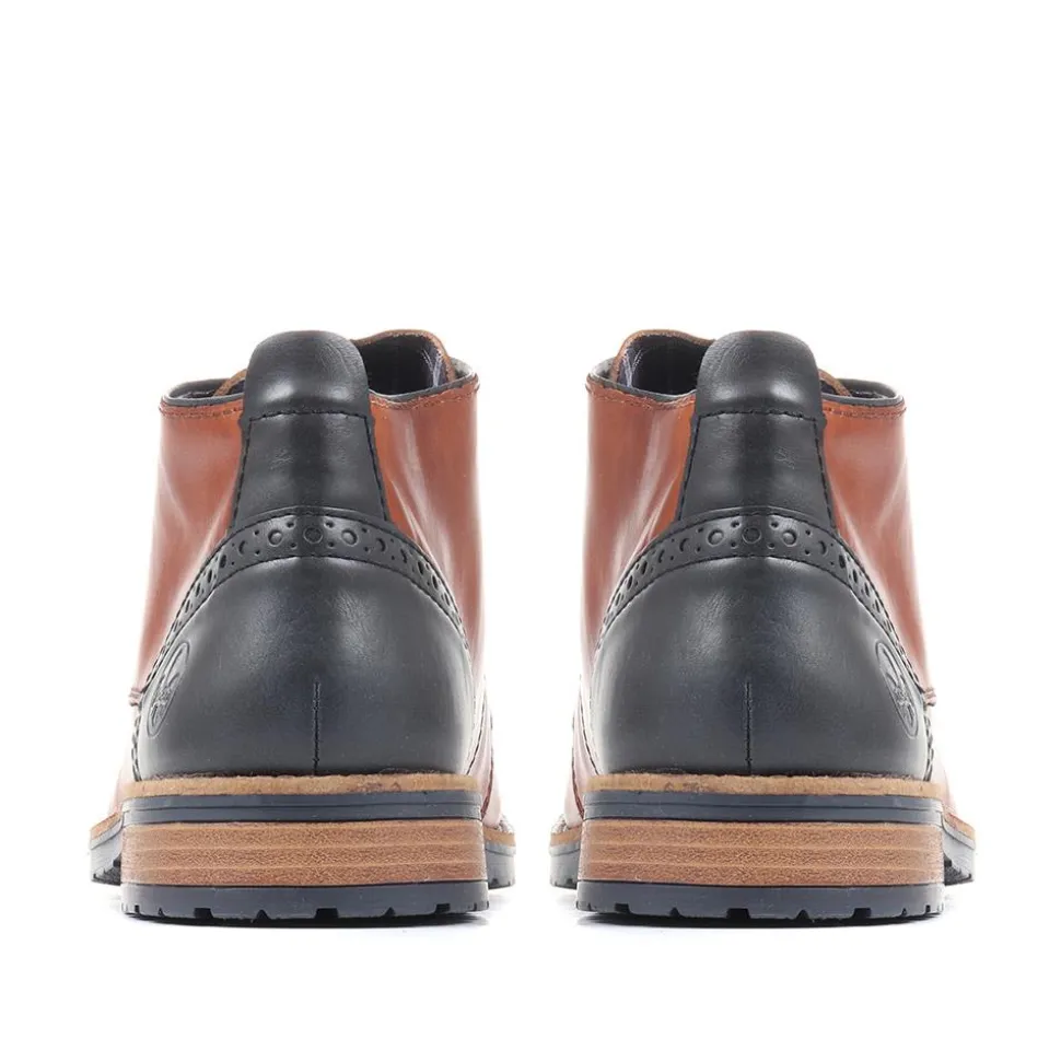 Leather Chukka Boots - Tan