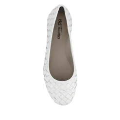 Leather Cushioned Pumps - White