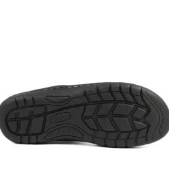 Leather Dual Fit Sandals - Tan